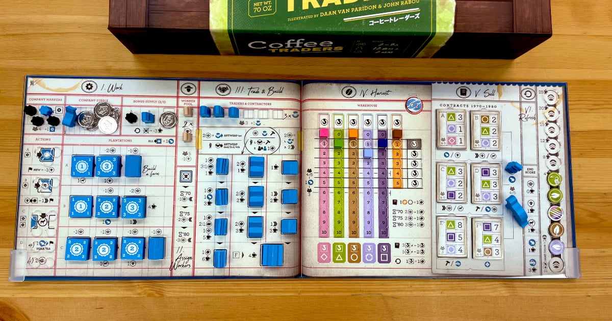 コーヒートレーダーズ アクリルオーバーレイ 【個人ボード5人用セット】